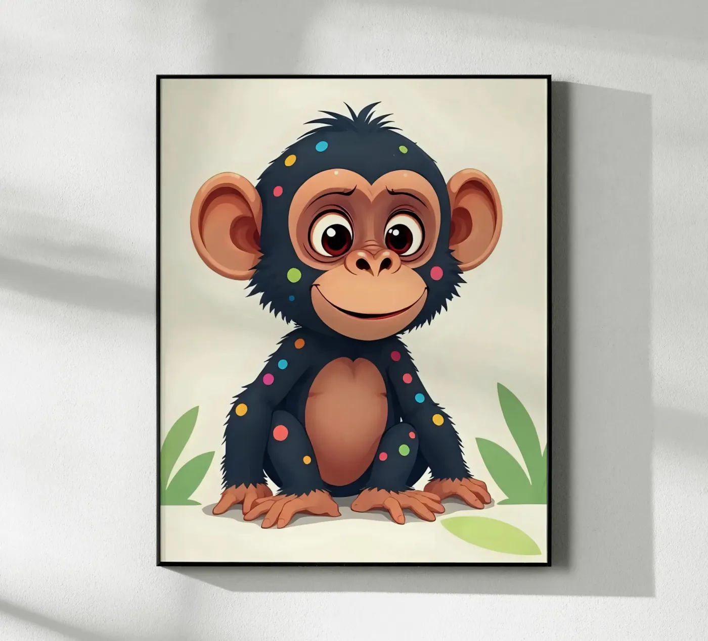 Affe_2 Acryl-Glas von Tierisch bunt by LK