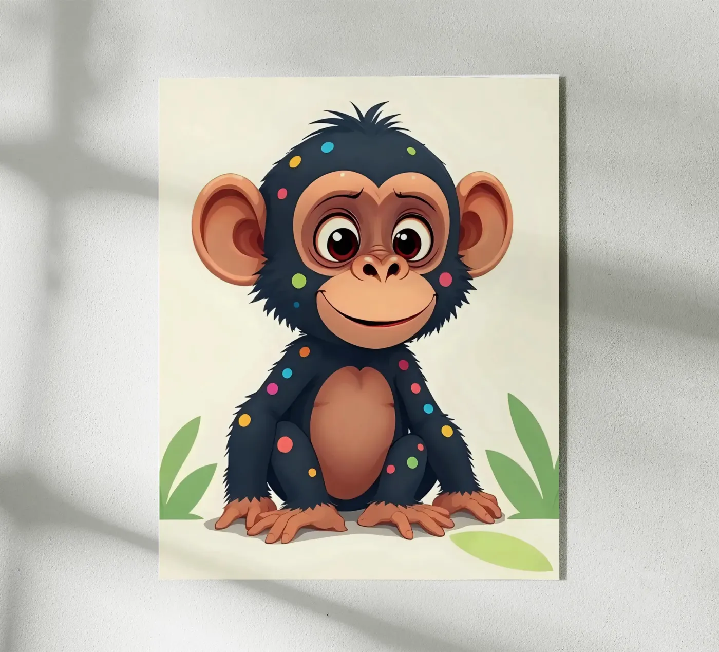 Affe_2 Acryl-Glas von Tierisch bunt by LK