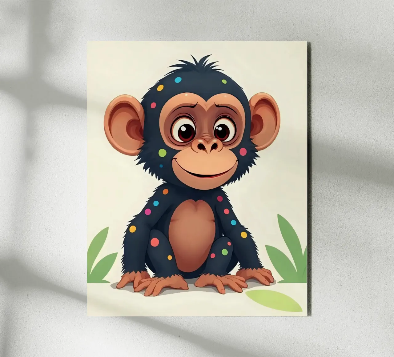 Affe_2 pannello forex da Tierisch bunt by LK