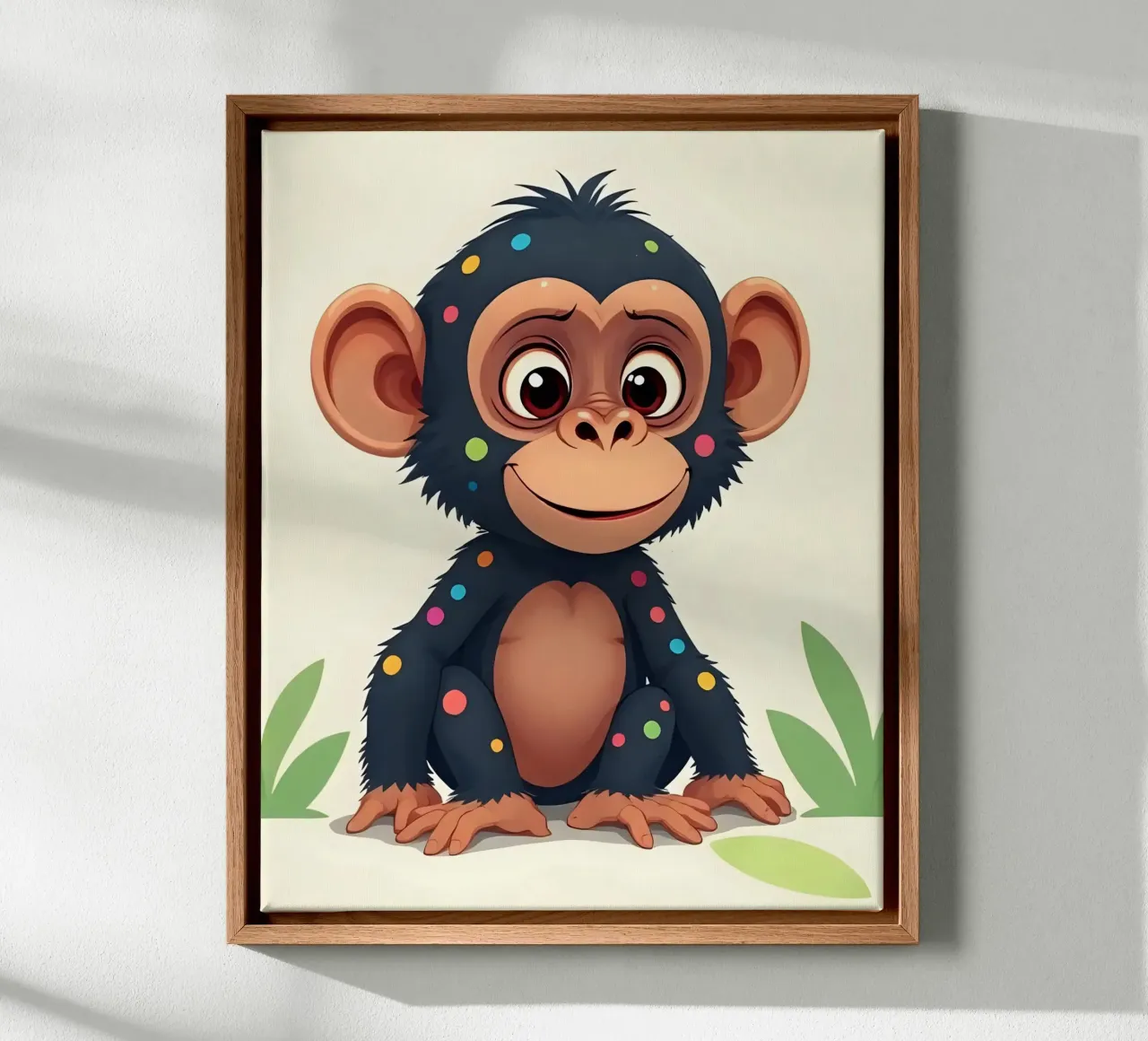 Affe_2 canvas by Tierisch bunt by LK