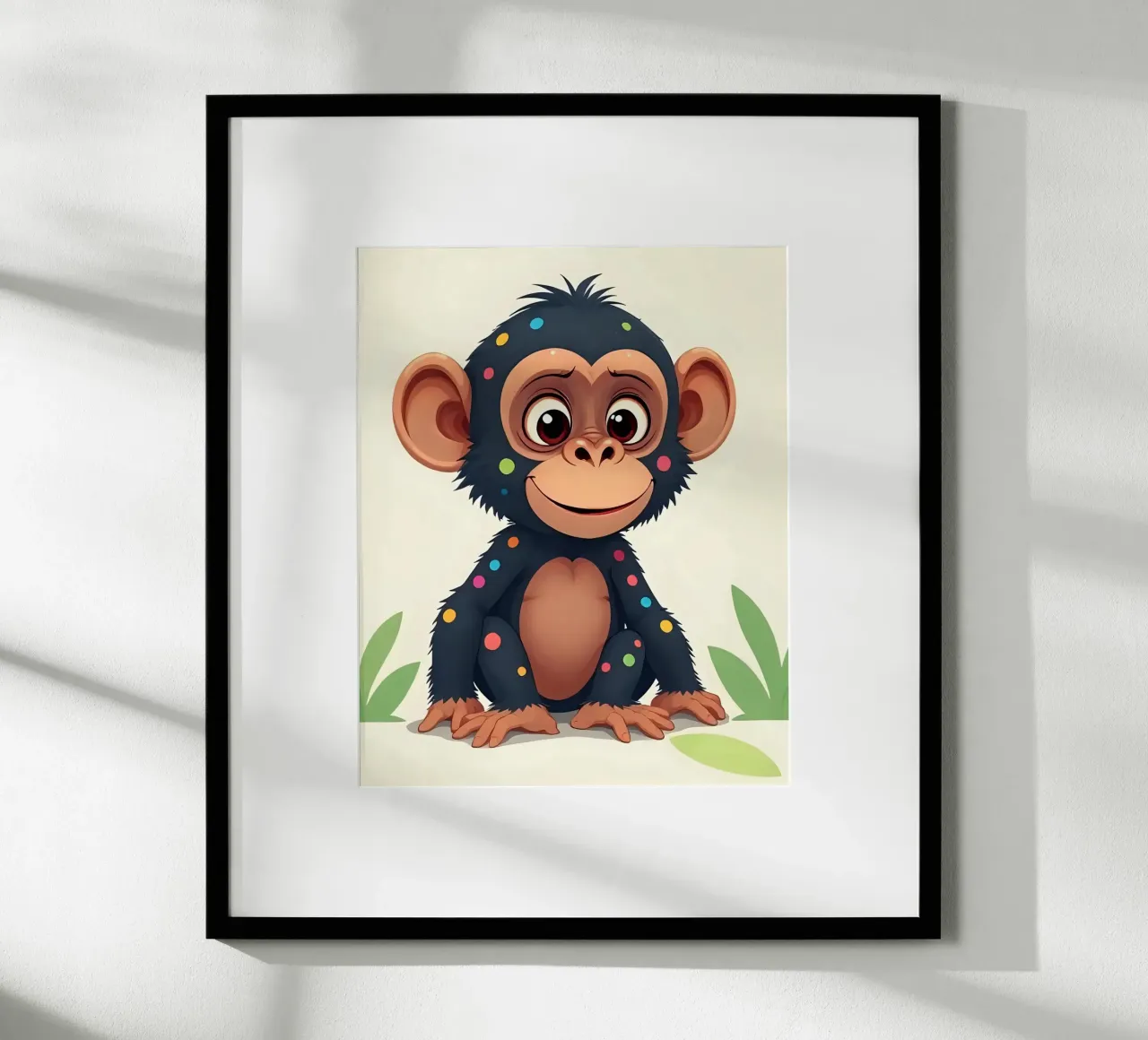 Affe_2 poster da Tierisch bunt by LK