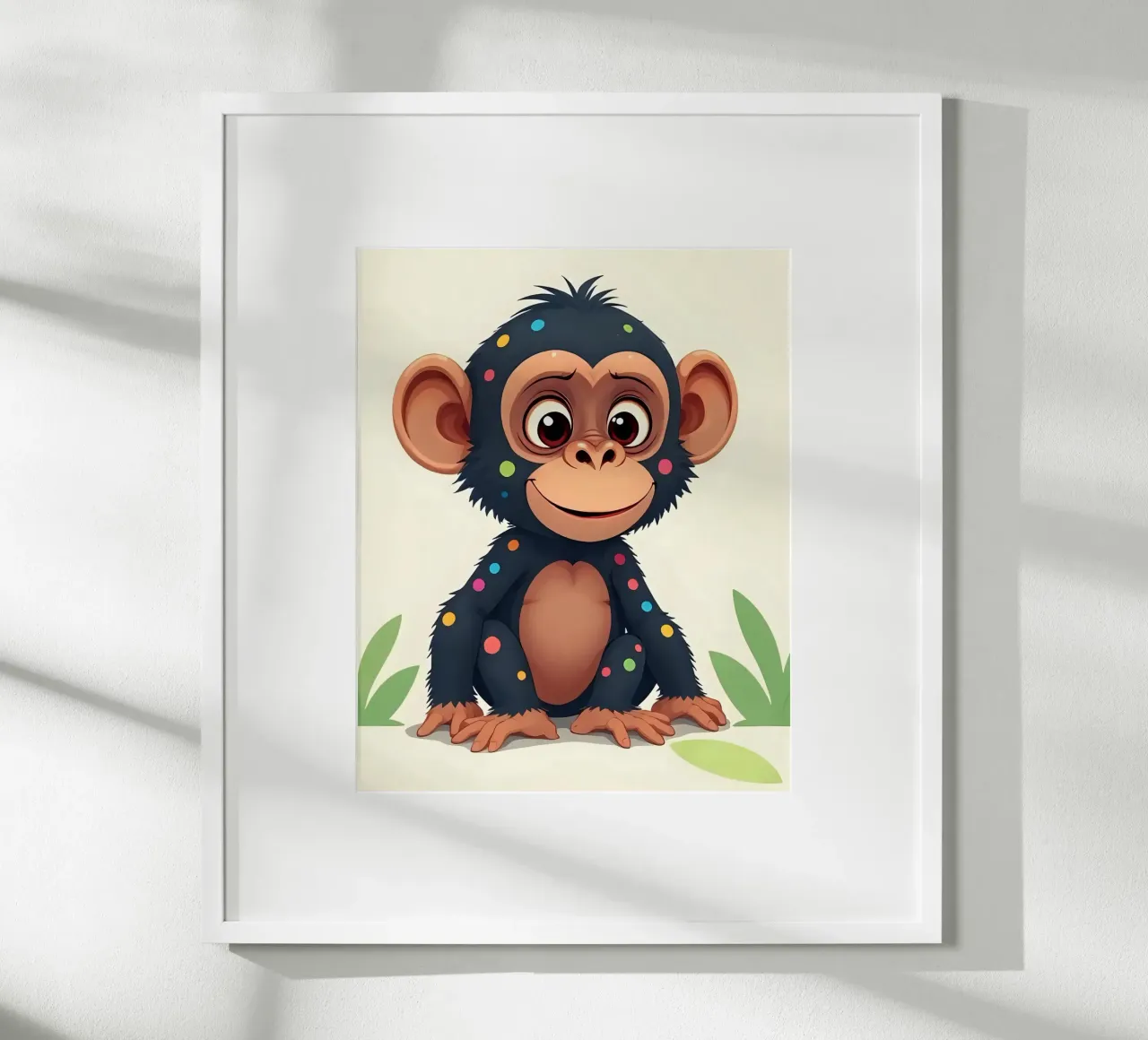 Affe_2 poster da Tierisch bunt by LK