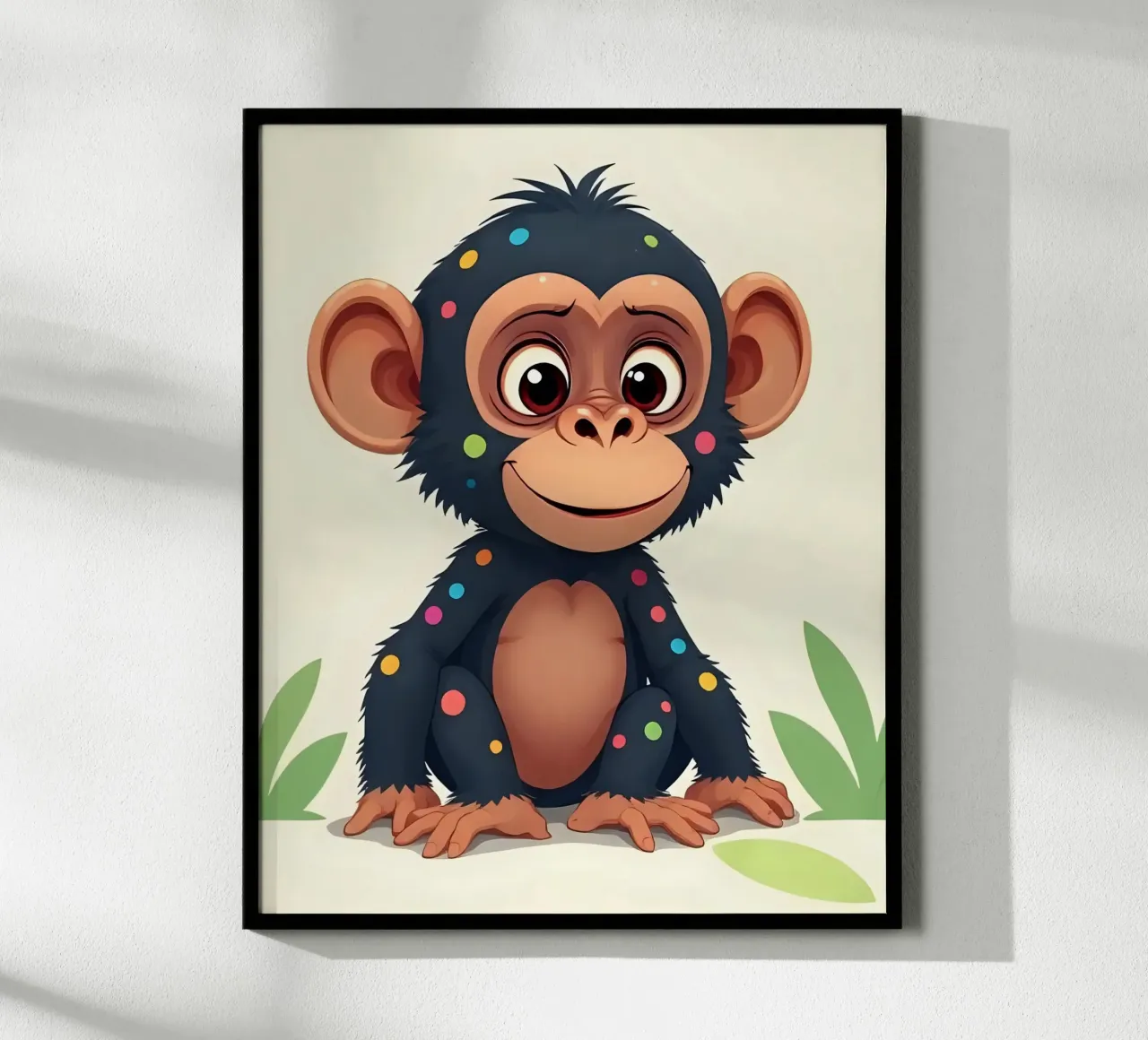 Affe_2 poster da Tierisch bunt by LK