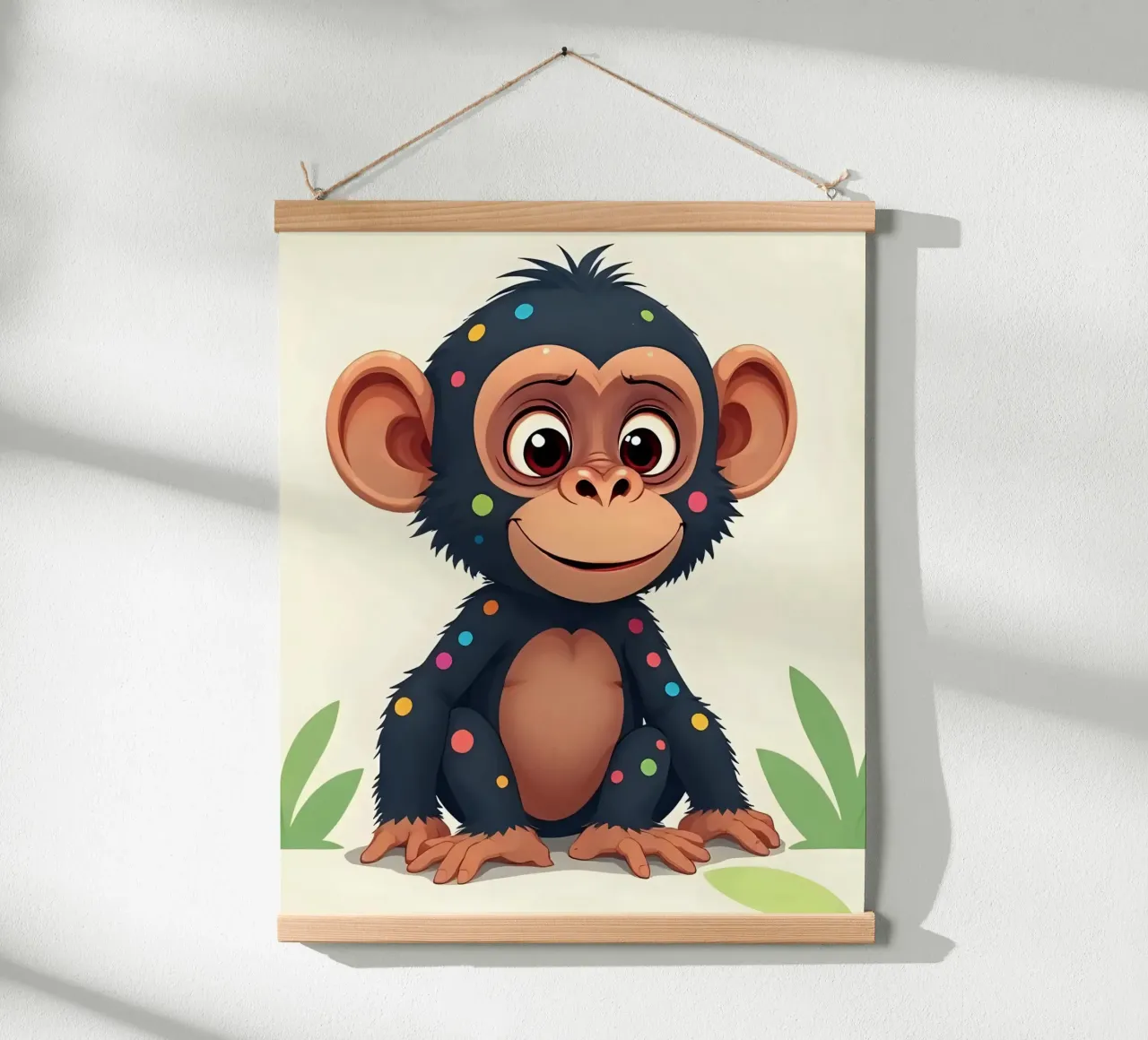 Affe_2 poster da Tierisch bunt by LK