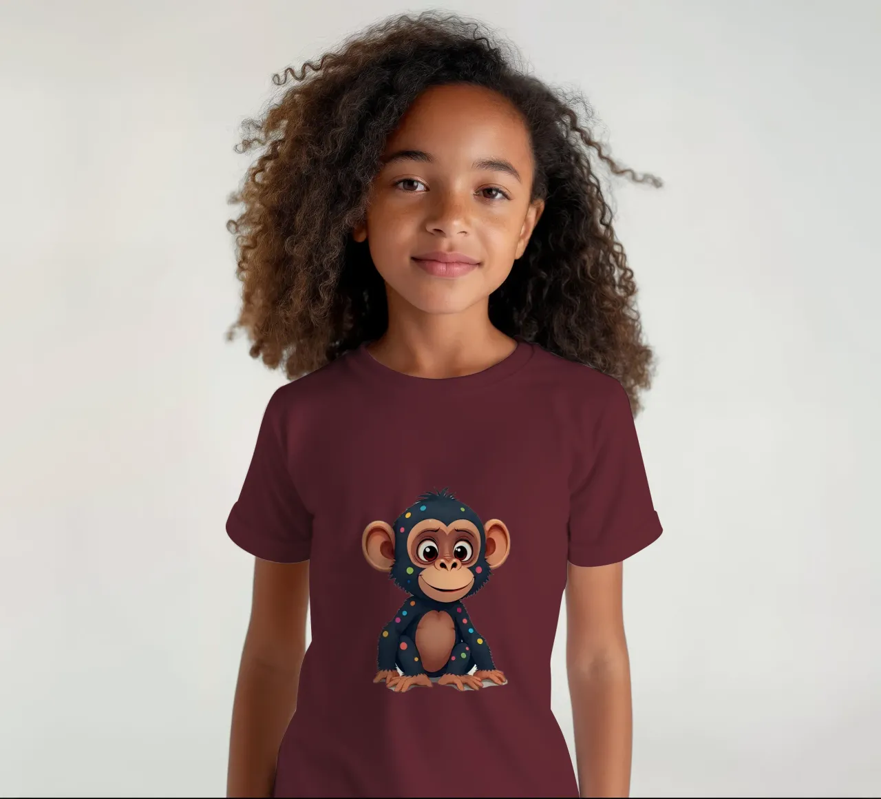 Affe_2a t-shirt bambini da Tierisch bunt by LK