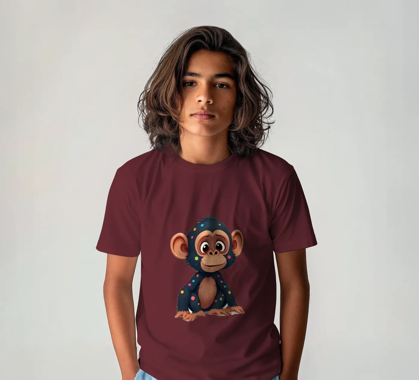 Affe_2a Kinder T-Shirt von Tierisch bunt by LK