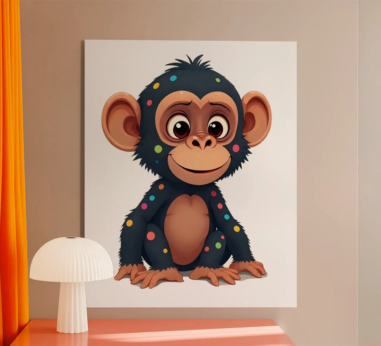Affe_2a plexiglass da Tierisch bunt by LK