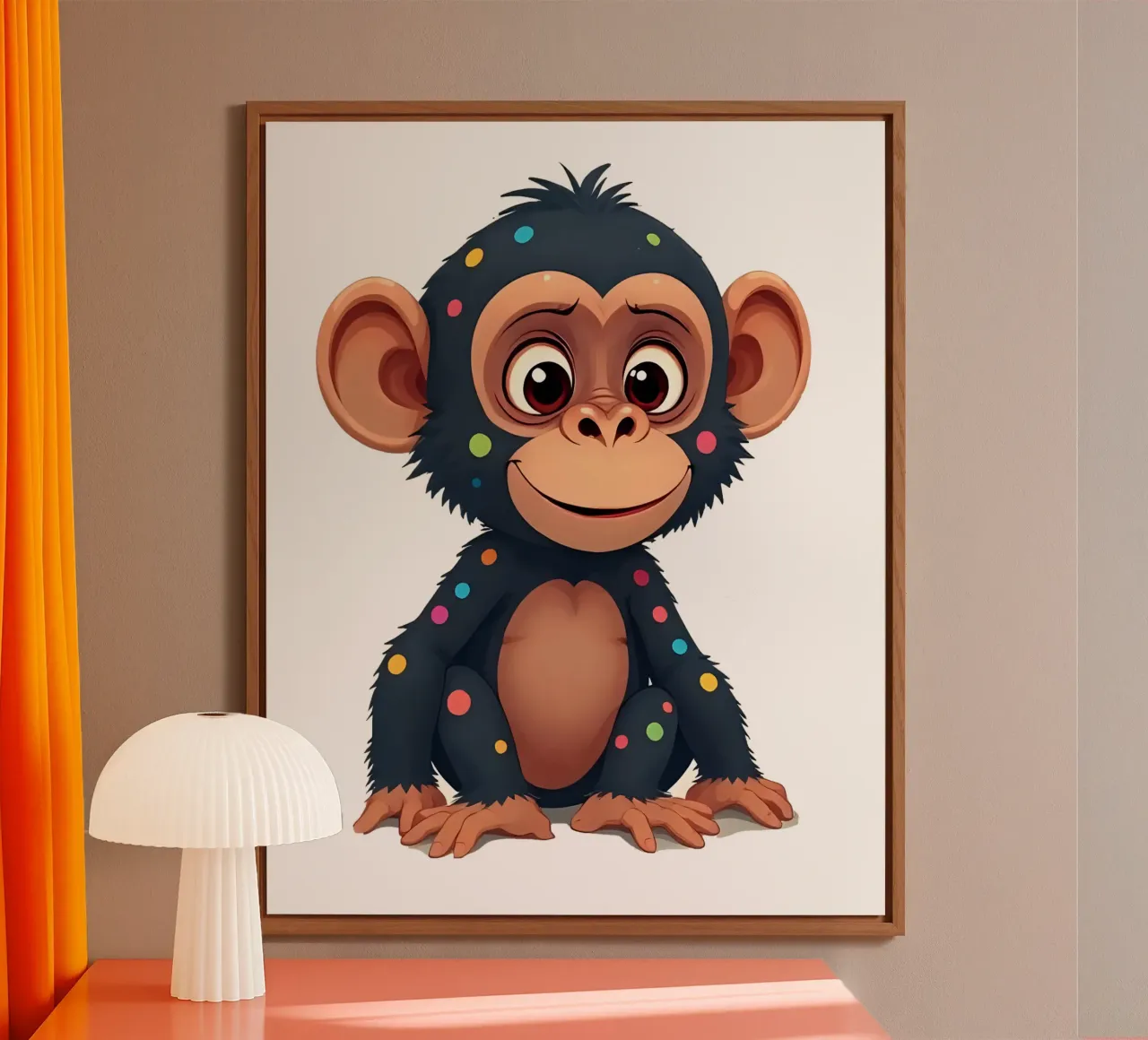 Affe_2a pannello forex da Tierisch bunt by LK