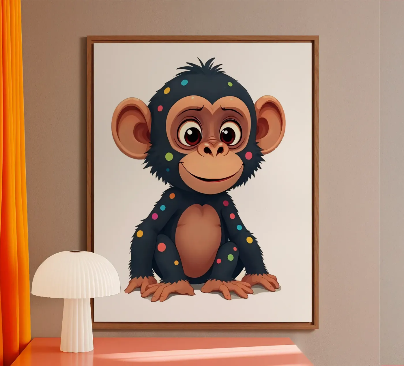 Affe_2a pannello forex da Tierisch bunt by LK