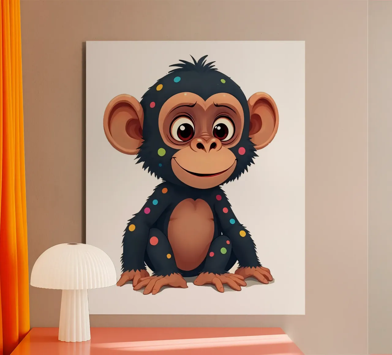 Affe_2a pannello forex da Tierisch bunt by LK