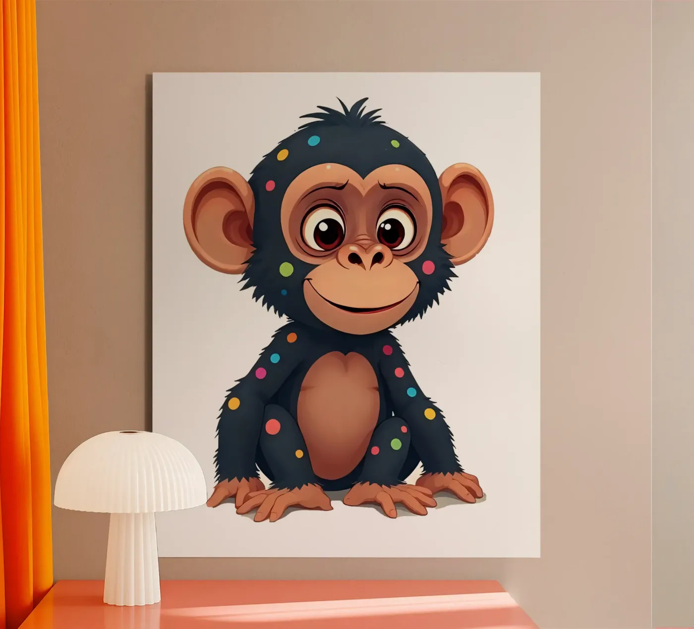 Affe_2a pannello forex da Tierisch bunt by LK