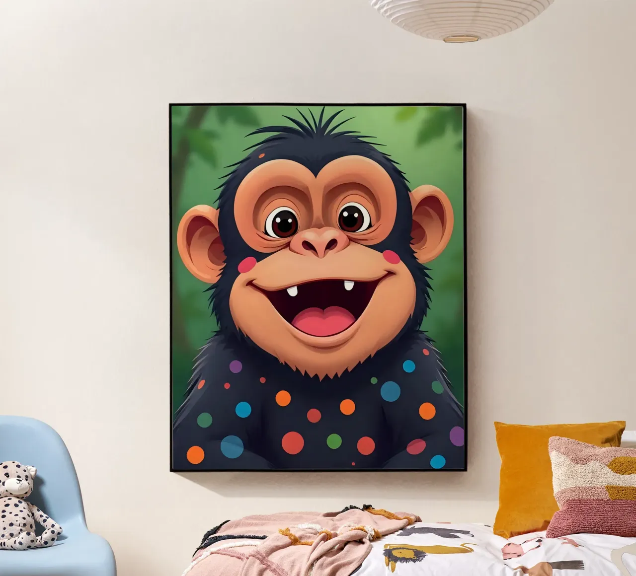 Affe_3 plexiglass da Tierisch bunt by LK