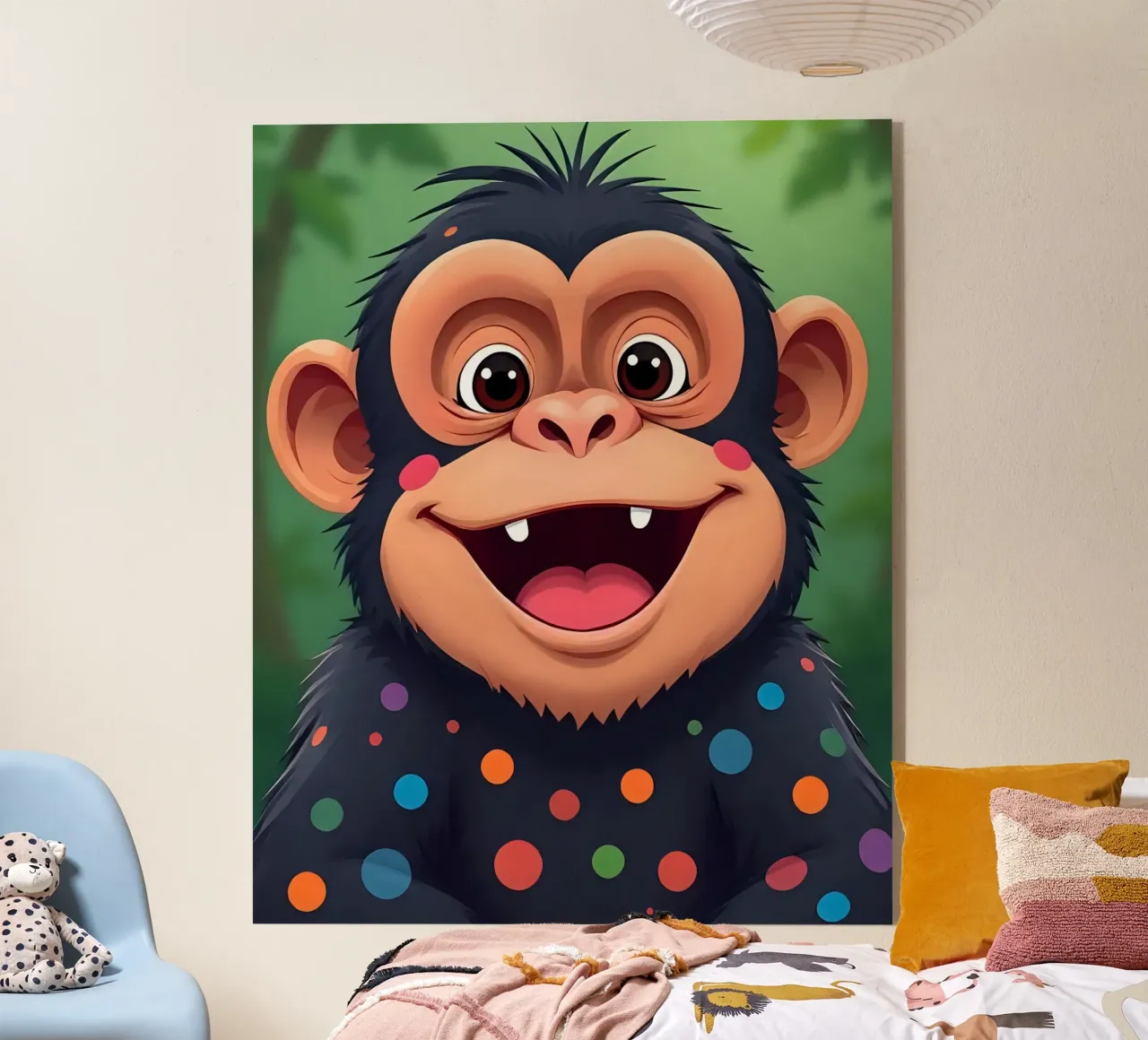 Affe_3 plexiglass da Tierisch bunt by LK