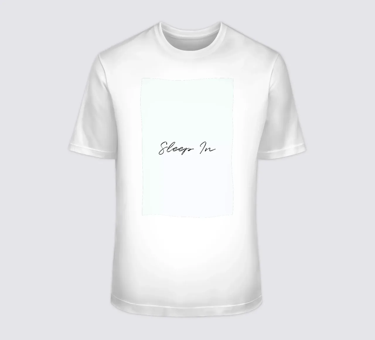 Sleep In t-shirt da typed