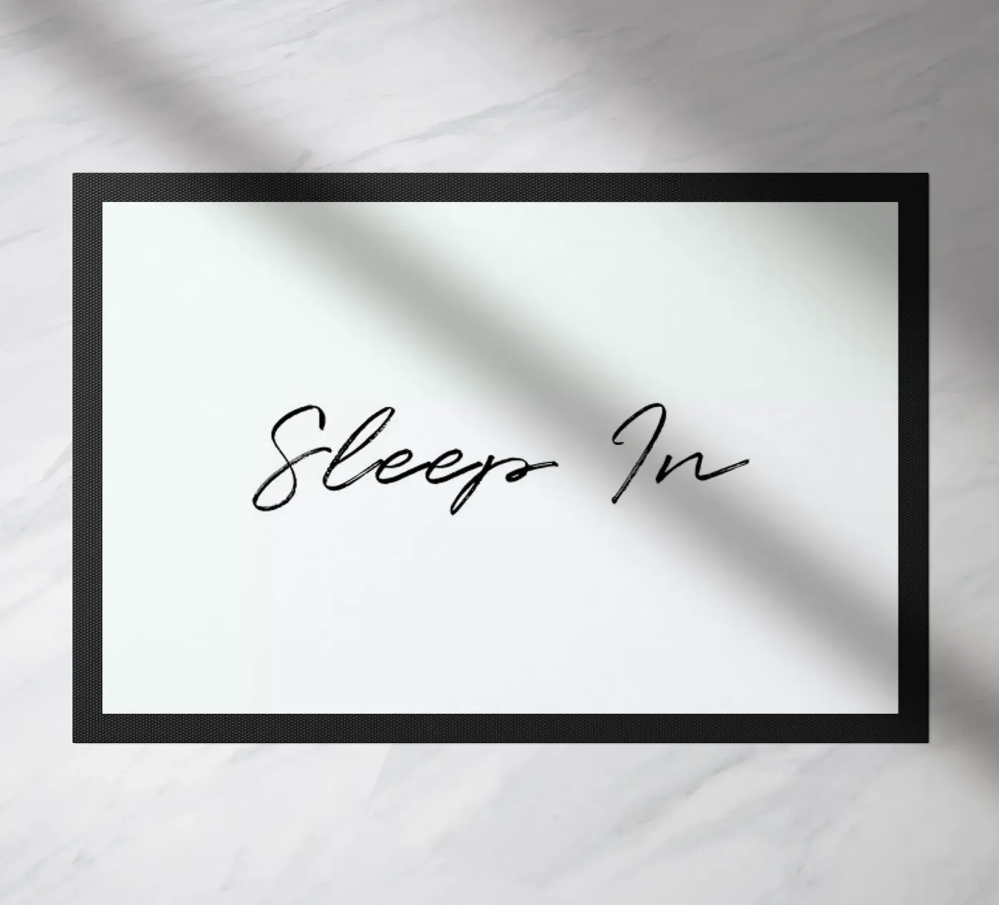 Sleep In doormat by typed