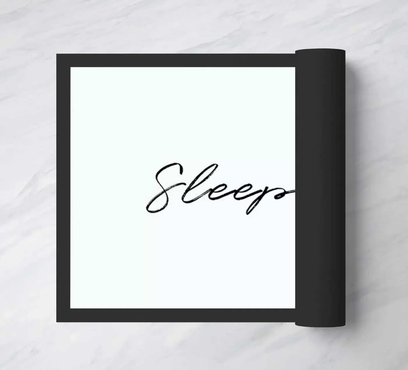 Sleep In doormat by typed