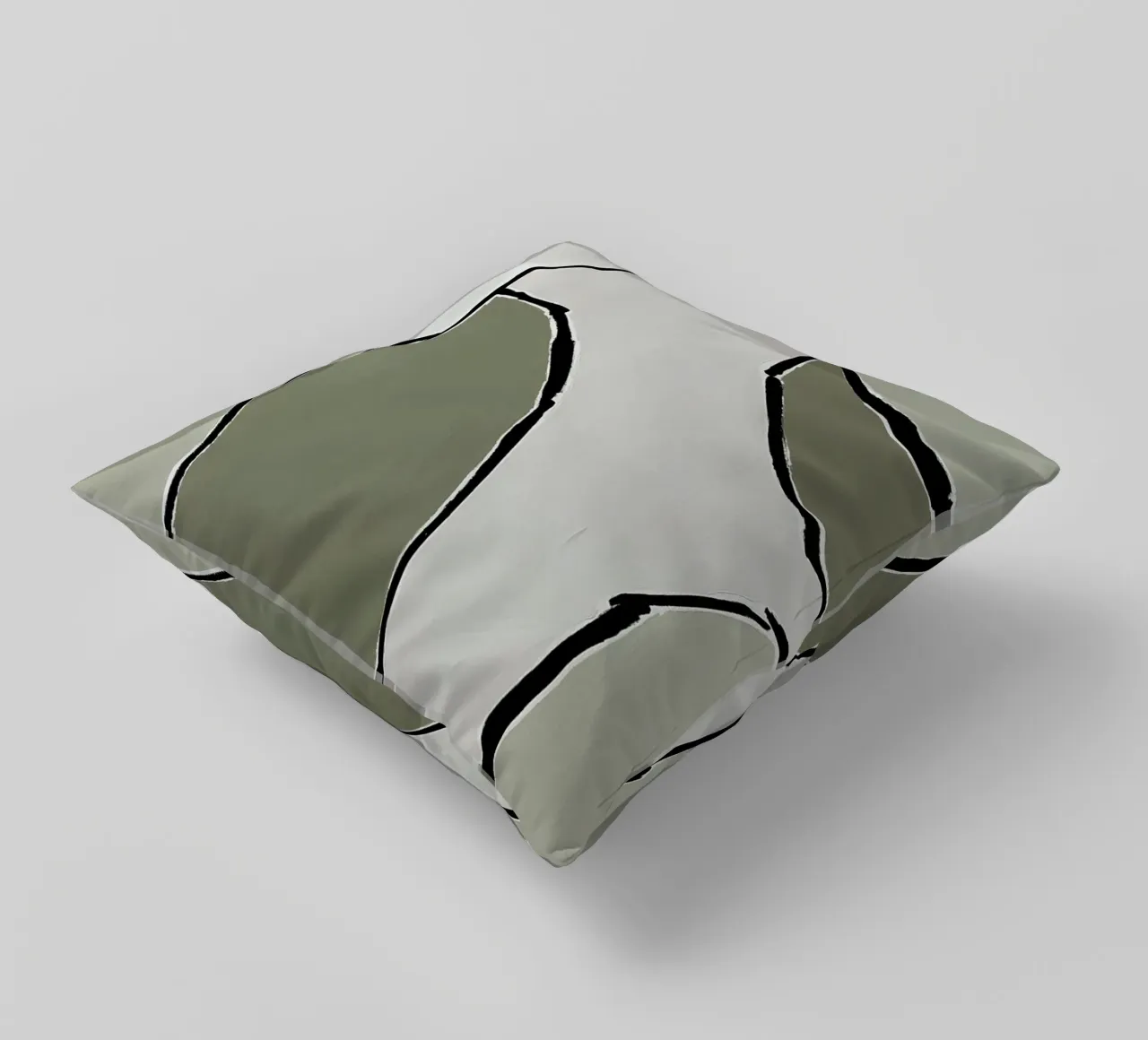 abstract shapes no4 Kissen von Andrea Reichhart Art