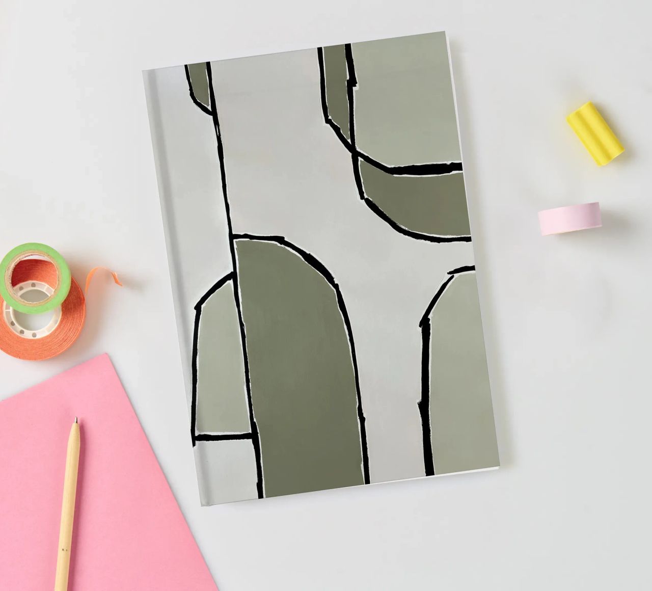 abstract shapes no4 diario da Andrea Reichhart Art