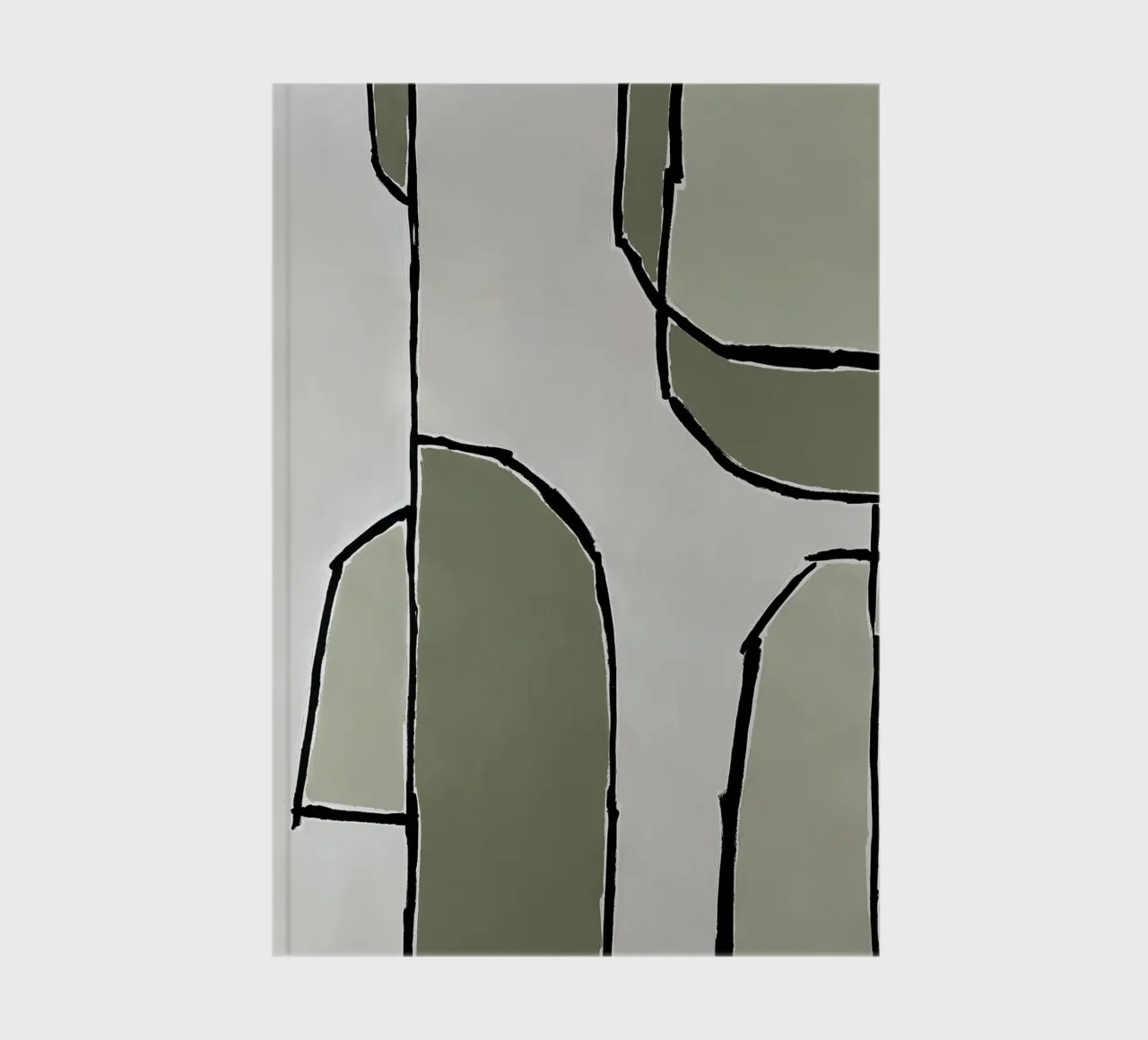 abstract shapes no4 Notizbuch von Andrea Reichhart Art