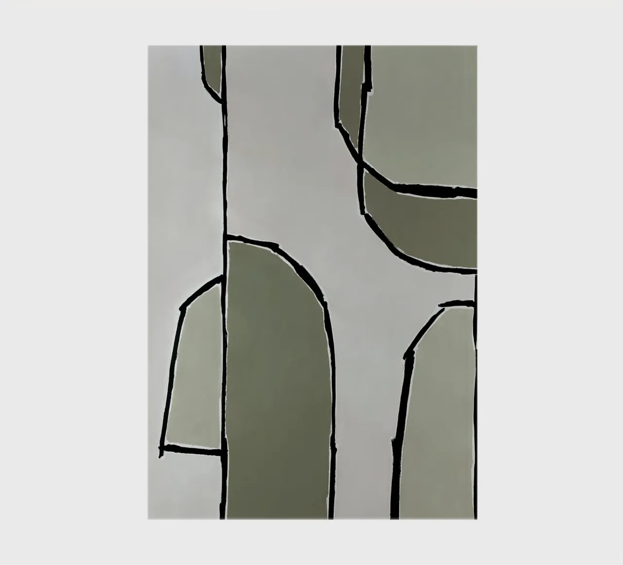 abstract shapes no4 Notizbuch von Andrea Reichhart Art