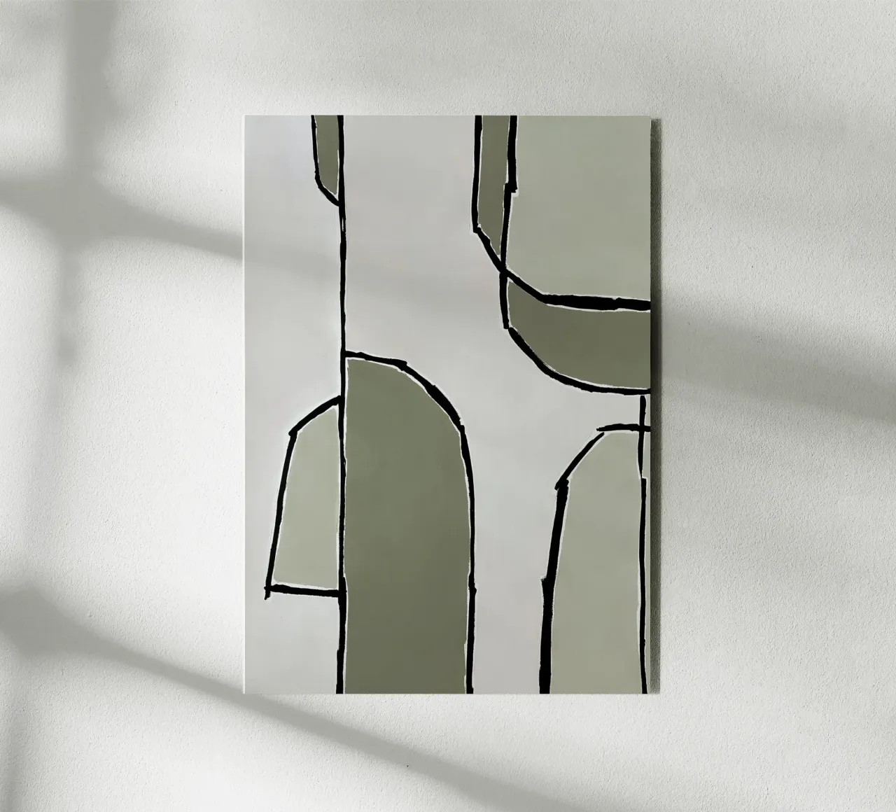 abstract shapes no4 alluminio dibond da Andrea Reichhart Art