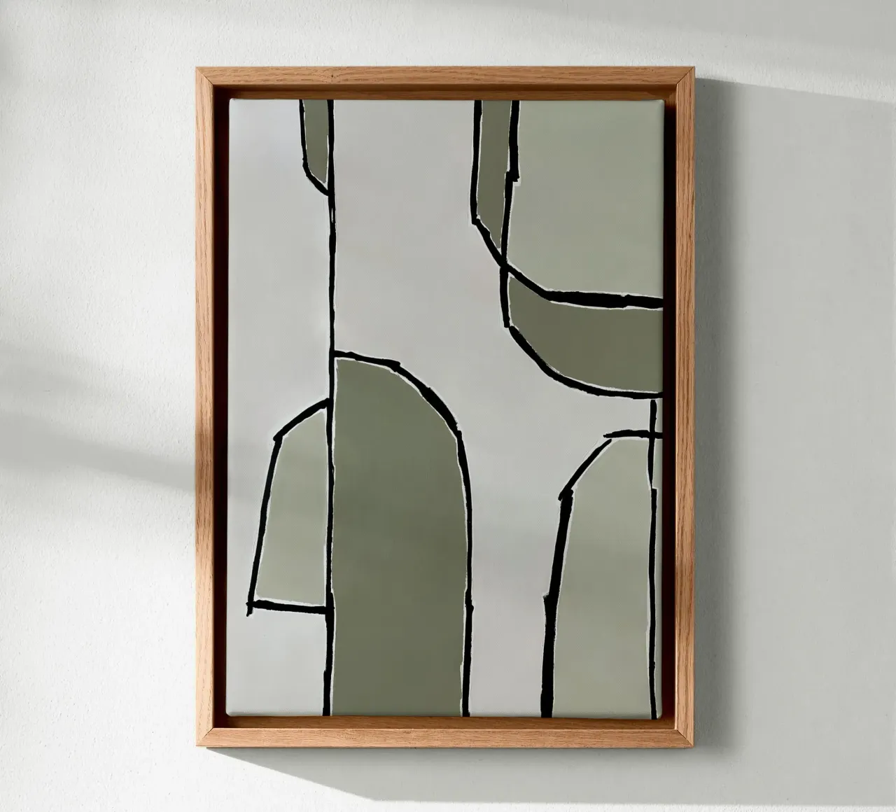 abstract shapes no4 tela da Andrea Reichhart Art