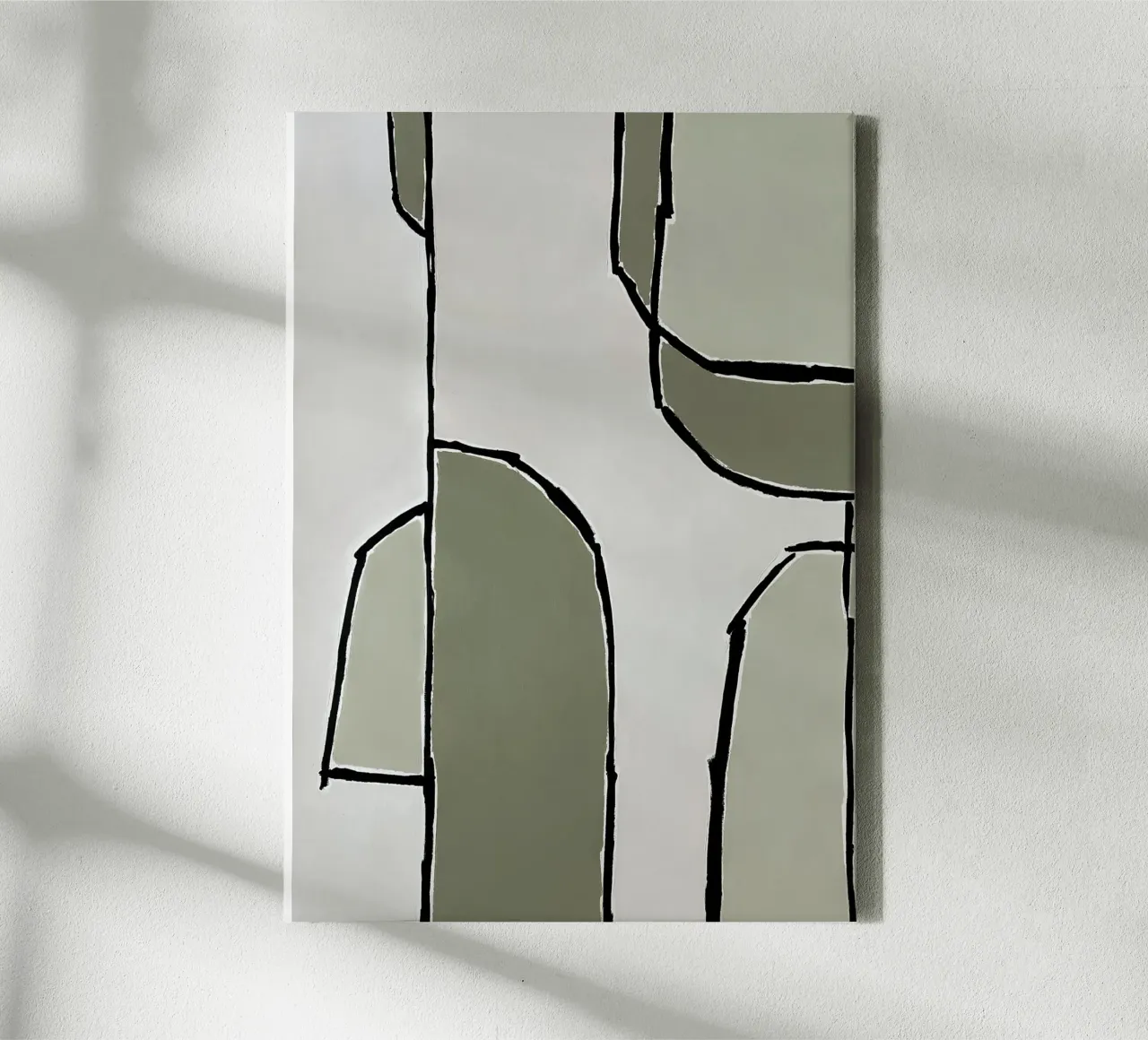 abstract shapes no4 canvas van Andrea Reichhart Art