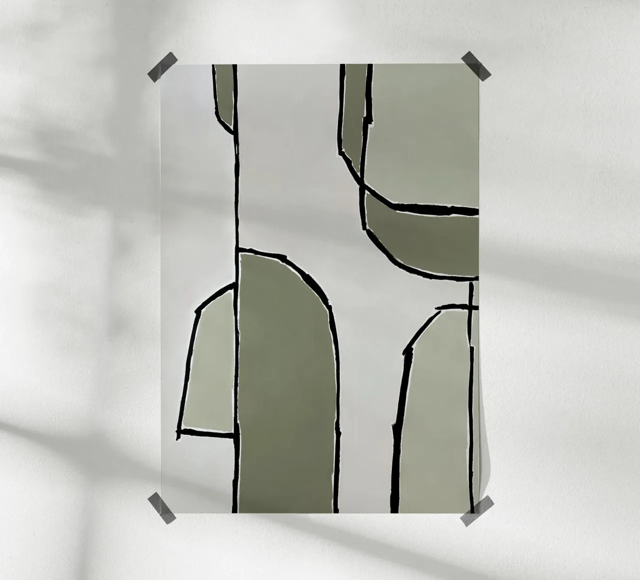 abstract shapes no4 carta hahnemühle da Andrea Reichhart Art