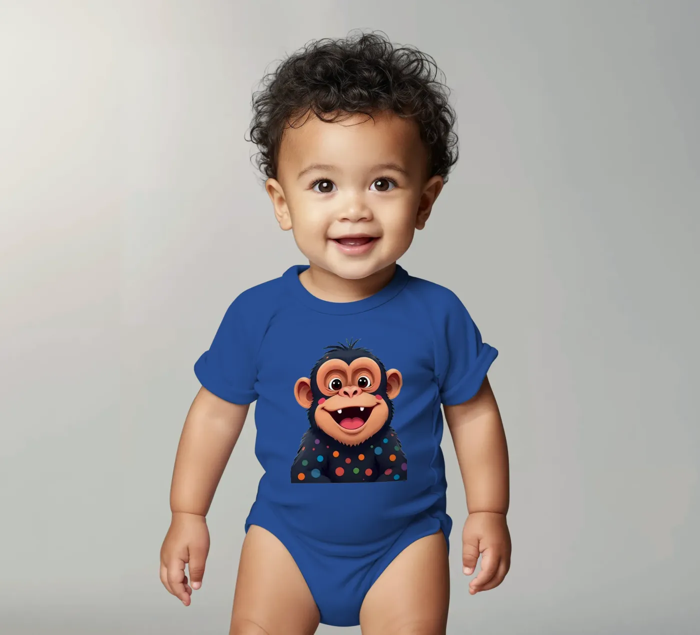Affe_3a body bébé de Tierisch bunt by LK