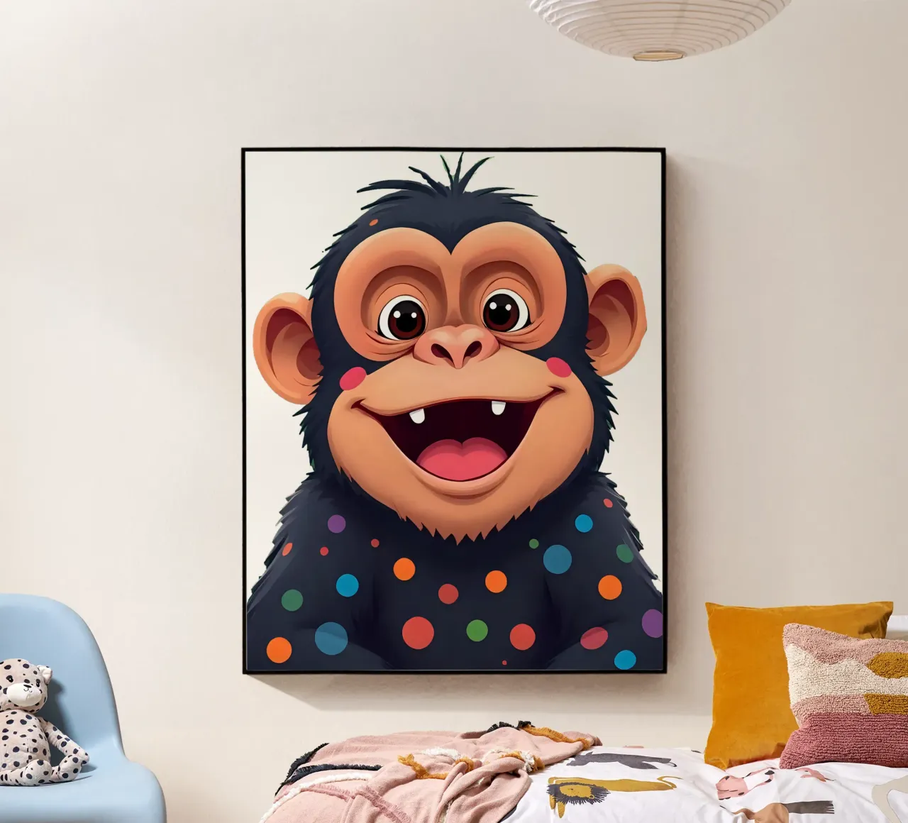 Affe_3a plexiglass da Tierisch bunt by LK