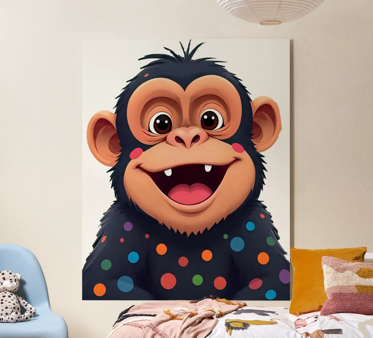 Affe_3a plexiglass da Tierisch bunt by LK
