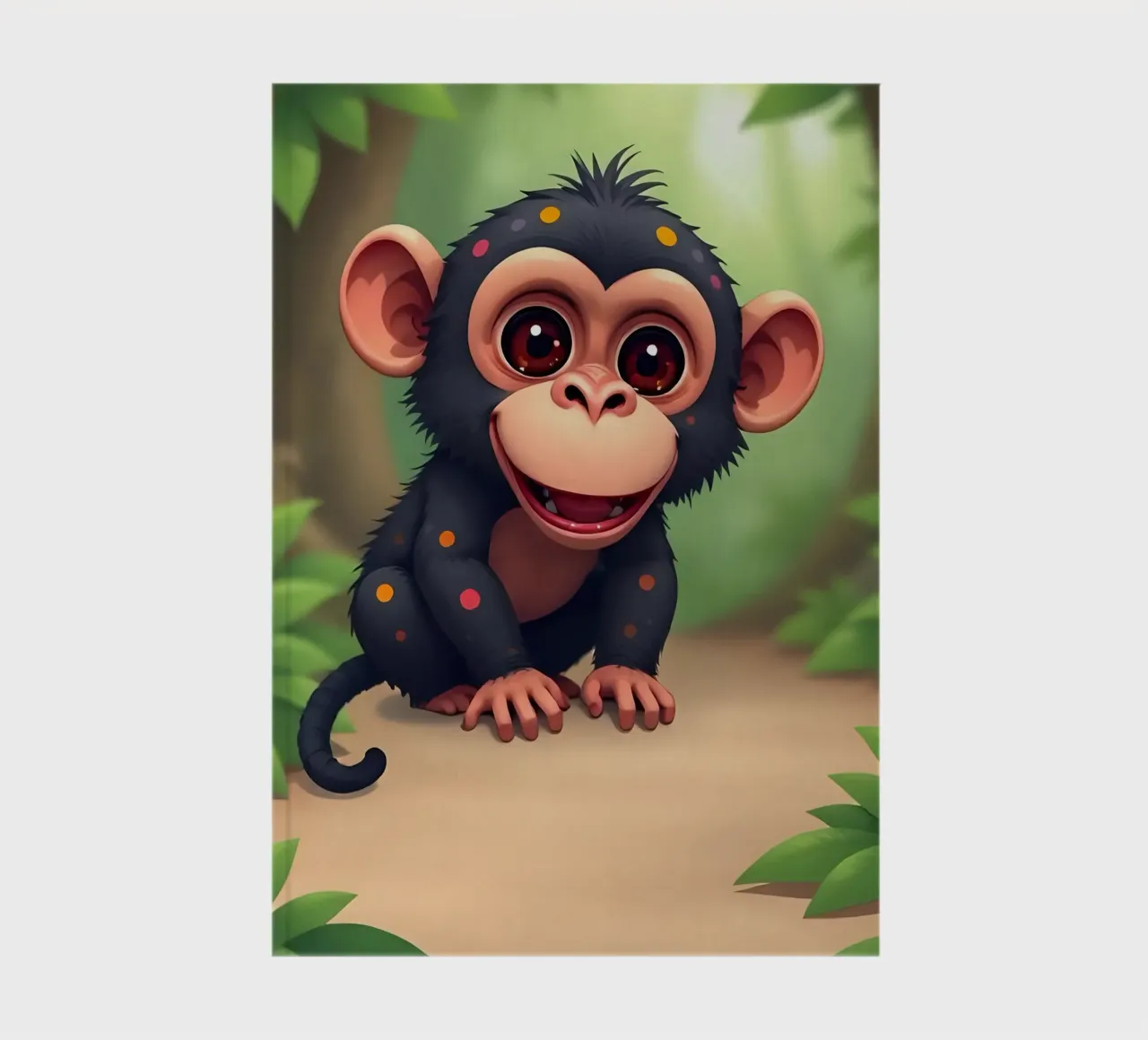 Affe_4 notebook by Tierisch bunt by LK