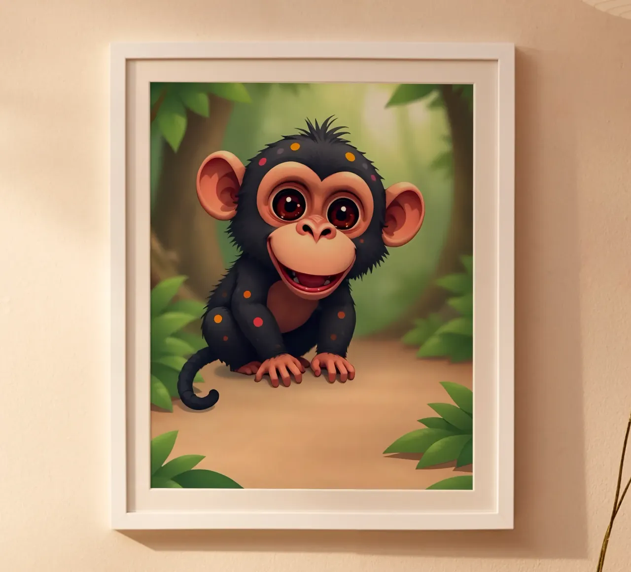 Affe_4 poster da Tierisch bunt by LK