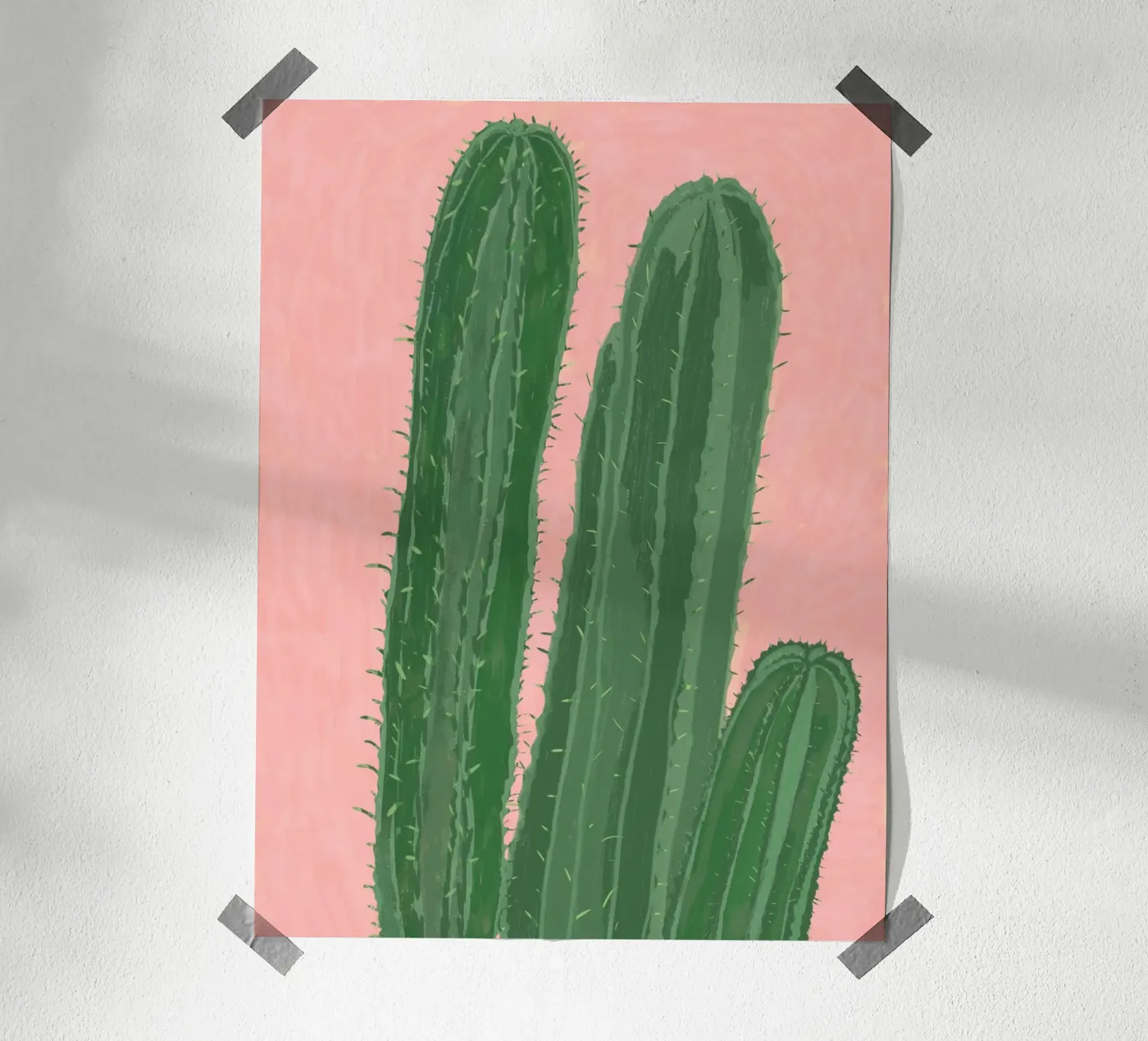 Cactus poster van Pictufy Sun & Spirit