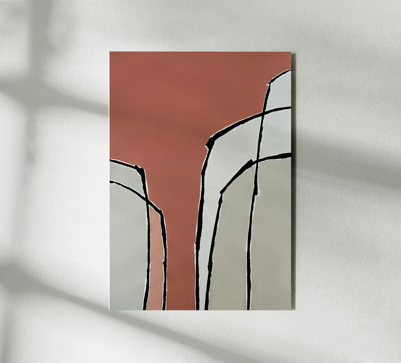 abstract shapes no5 alluminio dibond da Andrea Reichhart Art