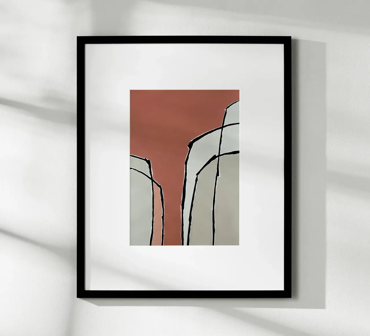 abstract shapes no5 carta hahnemühle da Andrea Reichhart Art