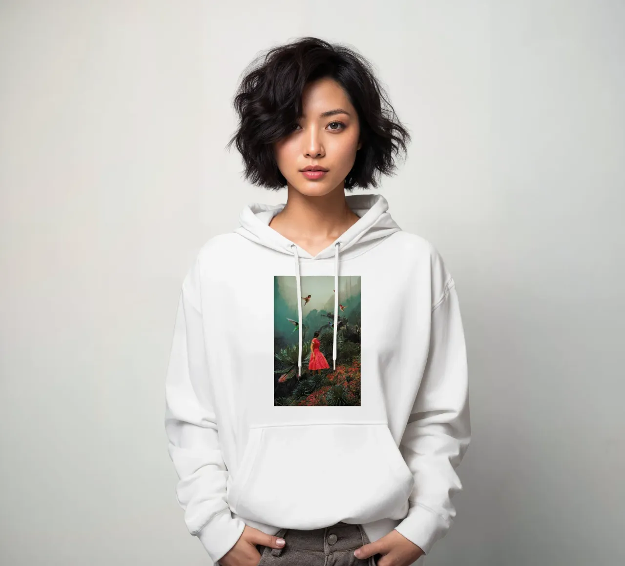 20 Seconds Before the Rain felpa con cappuccio da Frank Moth