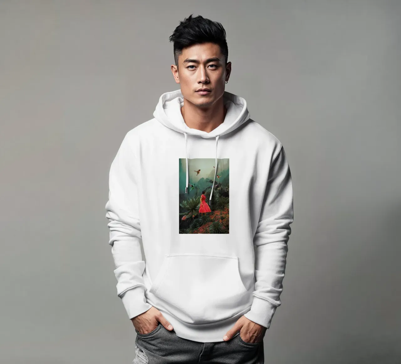 20 Seconds Before the Rain felpa con cappuccio da Frank Moth