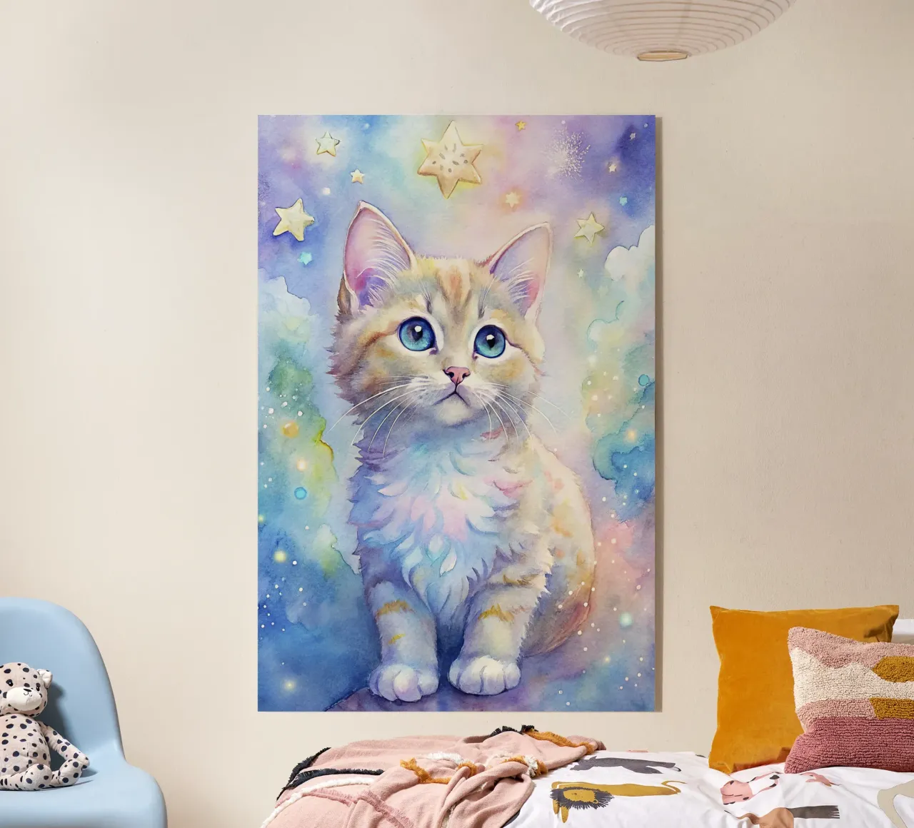 Gattino in acquerello plexiglass da 🎁 ARTVI-SHOP