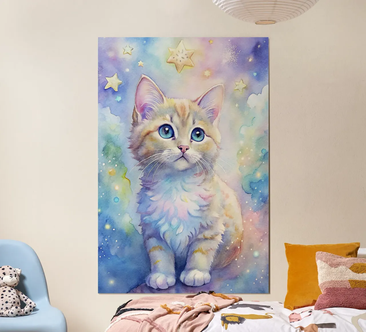 Gattino in acquerello carta hahnemühle da 🎁 ARTVI-SHOP