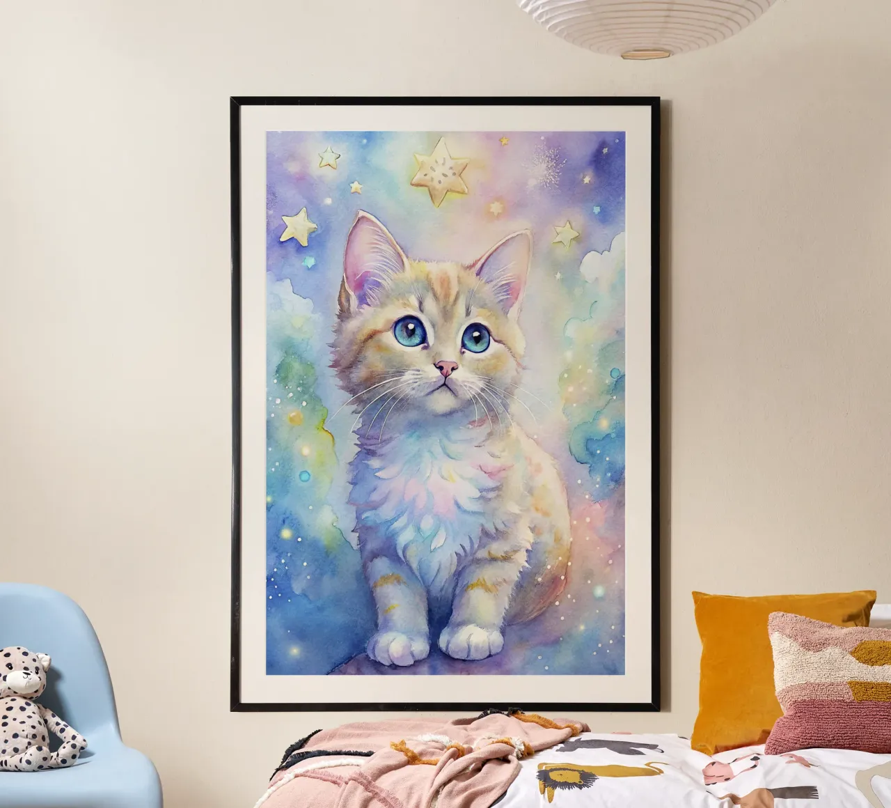 Gattino in acquerello carta hahnemühle da 🎁 ARTVI-SHOP