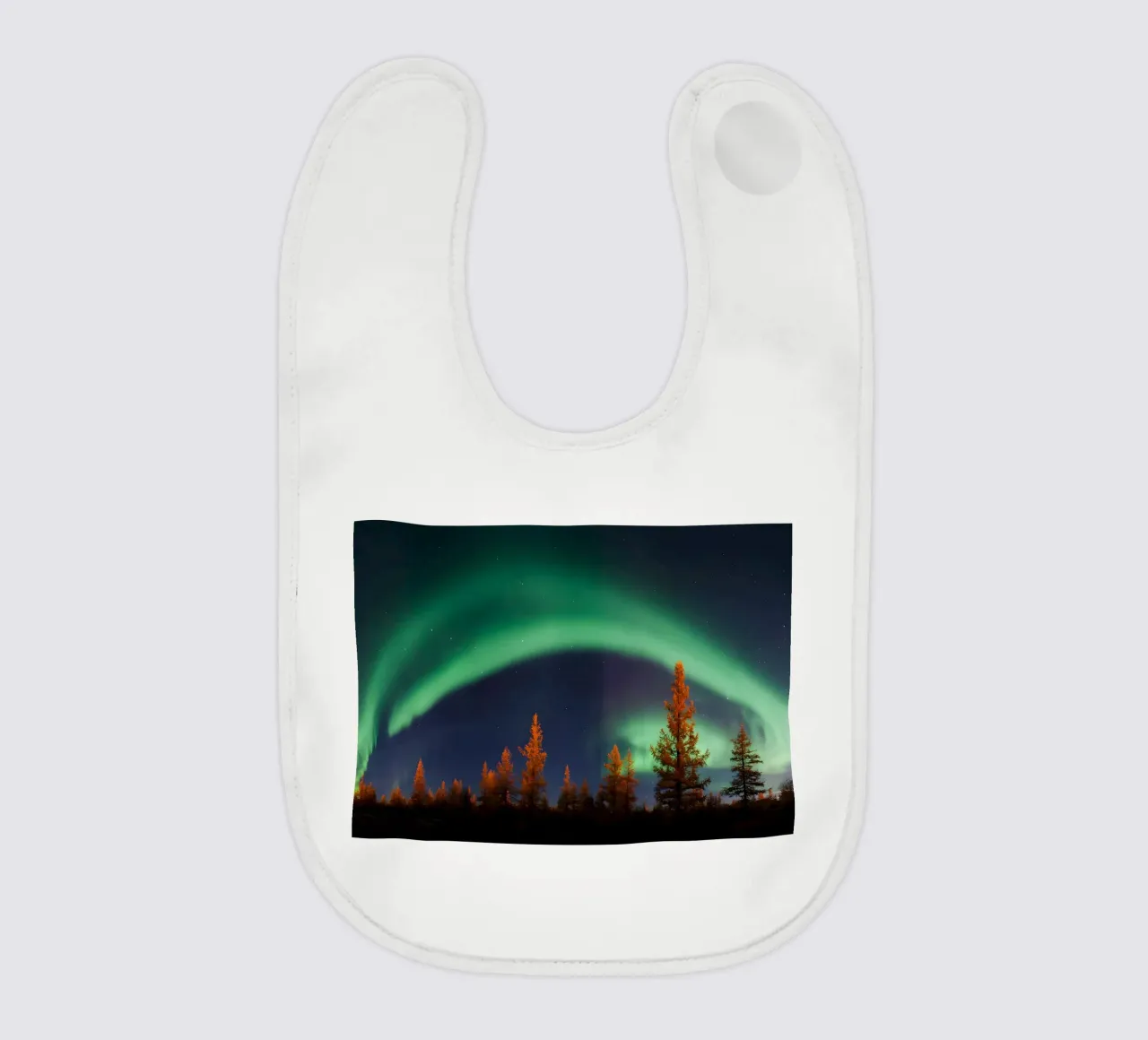 Fire and sky baby bib by Ary