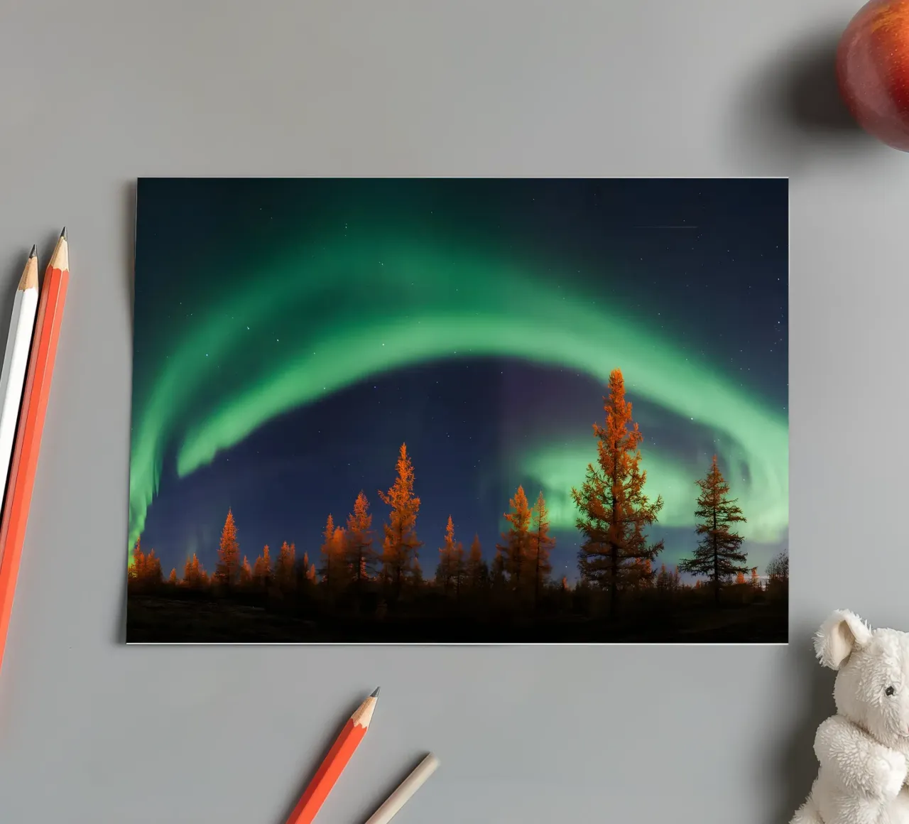 Feuer und Himmel Stickerbogen von Ary