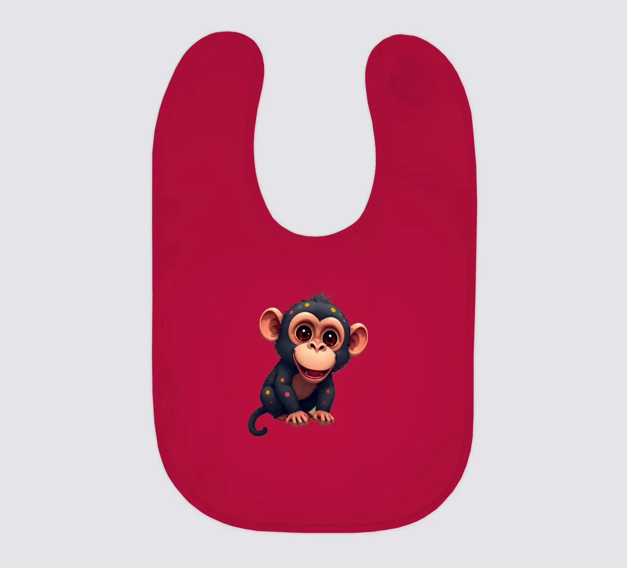 Affe_4a Babylätzchen von Tierisch bunt by LK