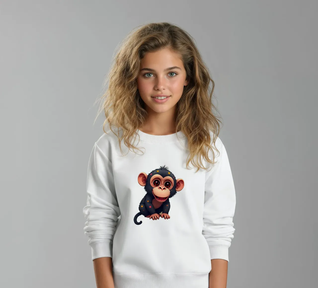 Affe_4a felpa bambino da Tierisch bunt by LK