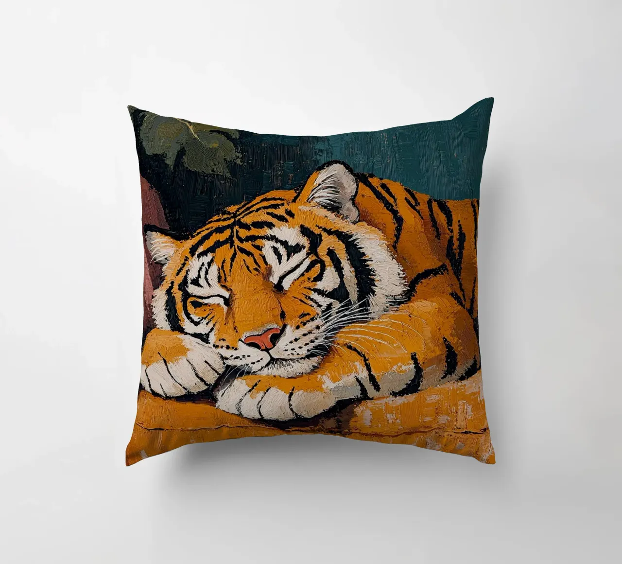 La tigre dorme cuscino da ArtByNiki