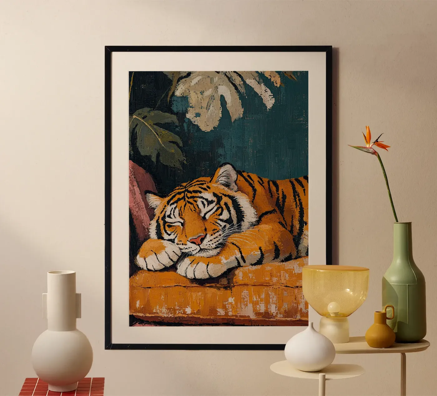 The tiger sleeps poster da ArtByNiki