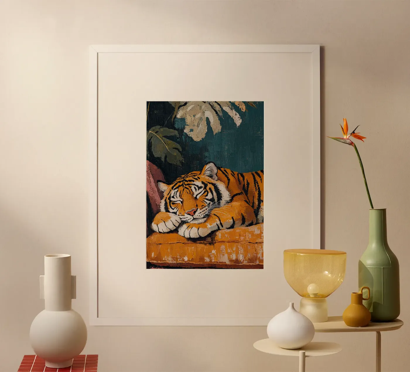 The tiger sleeps poster da ArtByNiki