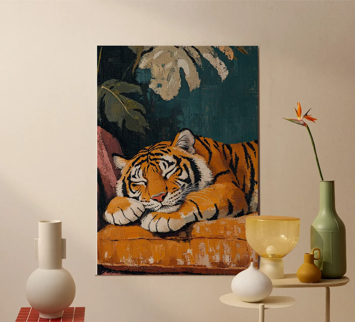 The tiger sleeps poster da ArtByNiki