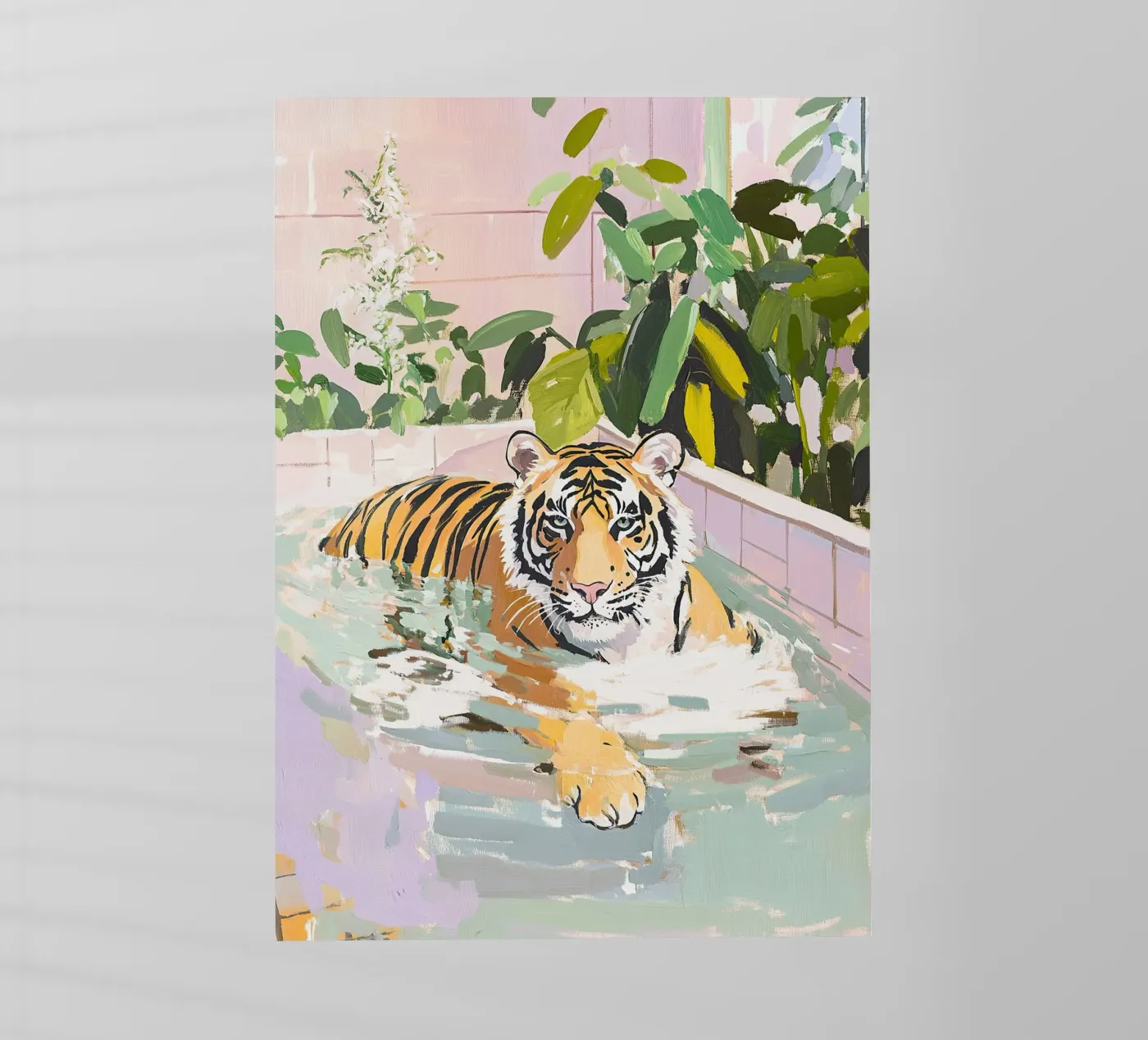 Tigre pellicola backlit da ArtByNiki